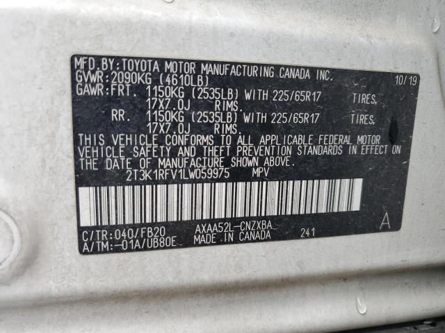 Photo 13 VIN: 2T3K1RFV1LW059975 - TOYOTA RAV4 