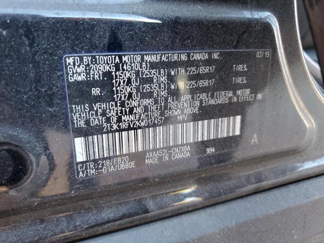 Photo 12 VIN: 2T3K1RFV2KW017457 - TOYOTA RAV4 LE 