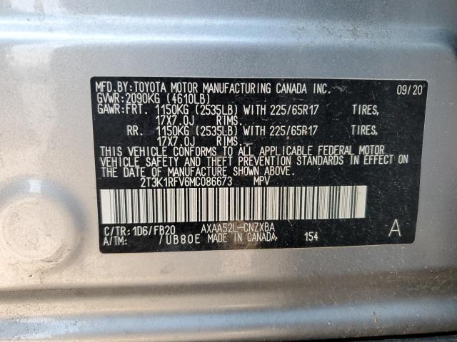 Photo 12 VIN: 2T3K1RFV6MC086673 - TOYOTA RAV4 LE 