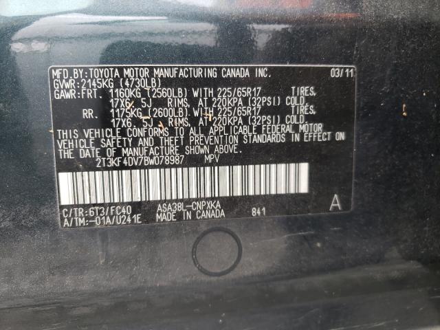 Photo 9 VIN: 2T3KF4DV7BW078987 - TOYOTA RAV4 