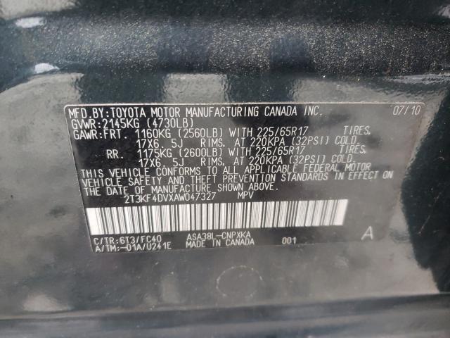 Photo 9 VIN: 2T3KF4DVXAW047327 - TOYOTA RAV4 