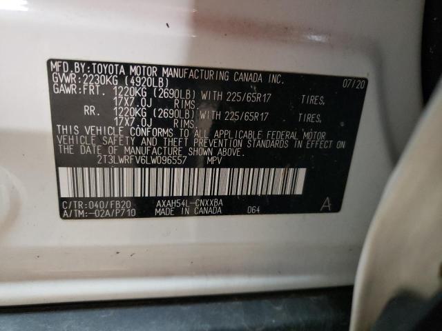 Photo 12 VIN: 2T3LWRFV6LW096557 - TOYOTA RAV4 LE 