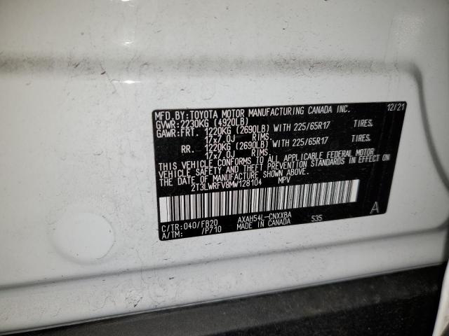 Photo 11 VIN: 2T3LWRFV8MW128104 - TOYOTA RAV4 LE 