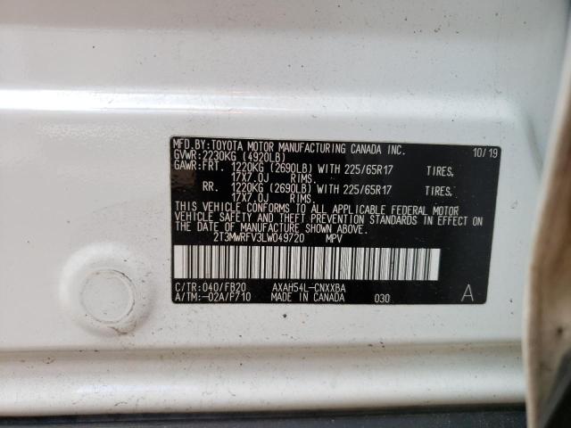 Photo 11 VIN: 2T3MWRFV3LW049720 - TOYOTA RAV4 