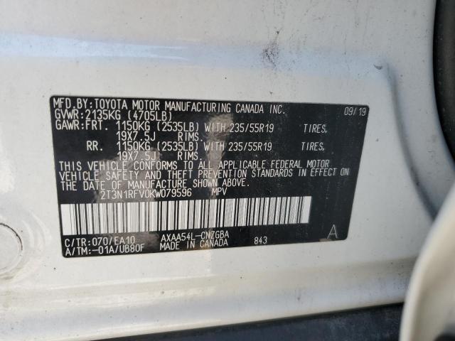 Photo 12 VIN: 2T3N1RFV0KW079596 - TOYOTA RAV4 LIMIT 