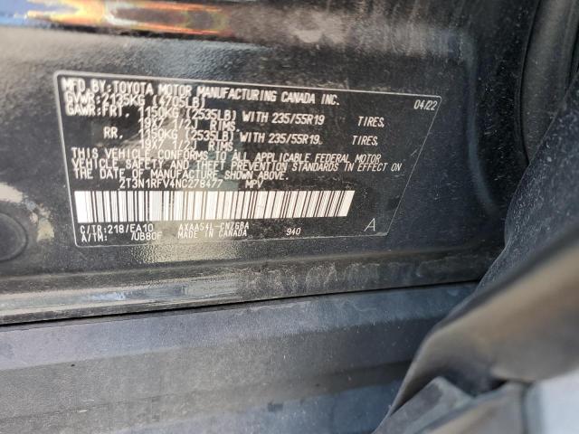 Photo 11 VIN: 2T3N1RFV4NC278477 - TOYOTA RAV4 LIMIT 