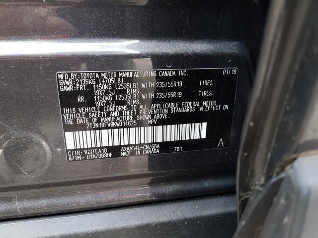 Photo 9 VIN: 2T3N1RFV8KW014625 - TOYOTA RAV4 LIMIT 