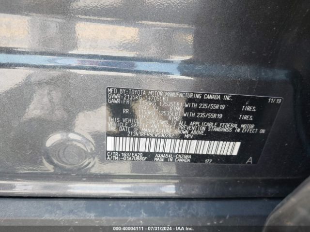 Photo 8 VIN: 2T3N1RFV8LW090282 - TOYOTA RAV4 