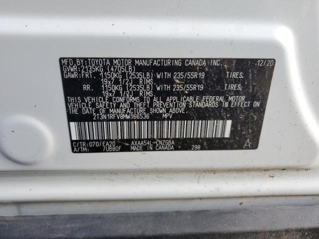 Photo 12 VIN: 2T3N1RFV8MW166536 - TOYOTA RAV4 LIMIT 