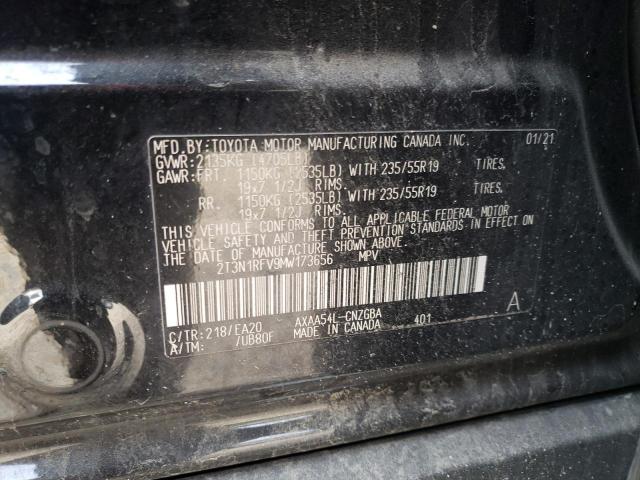 Photo 9 VIN: 2T3N1RFV9MW173656 - TOYOTA RAV4 LIMIT 