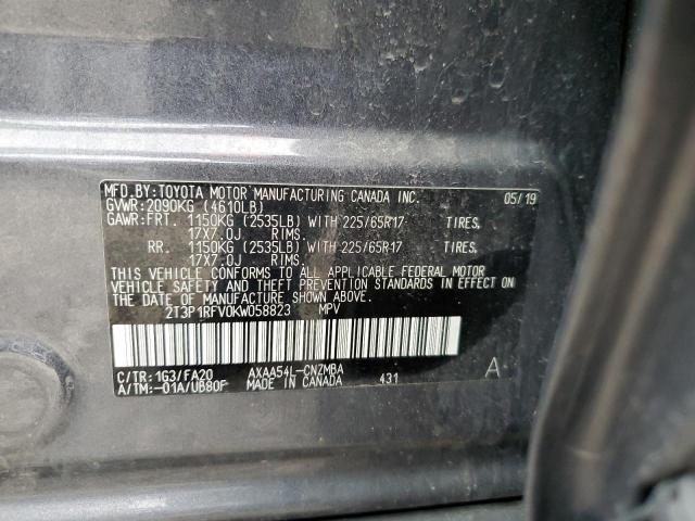 Photo 12 VIN: 2T3P1RFV0KW058823 - TOYOTA RAV4 XLE 