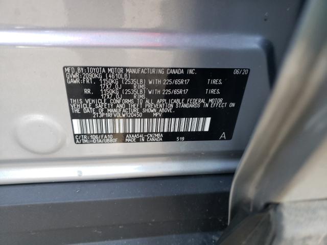 Photo 9 VIN: 2T3P1RFV0LW120450 - TOYOTA RAV4 XLE 