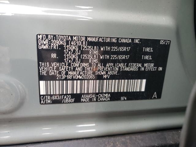 Photo 12 VIN: 2T3P1RFV0MW202065 - TOYOTA RAV4 XLE 