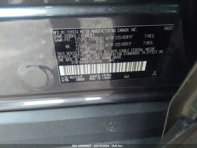 Photo 8 VIN: 2T3P1RFV0PC387448 - TOYOTA RAV4 