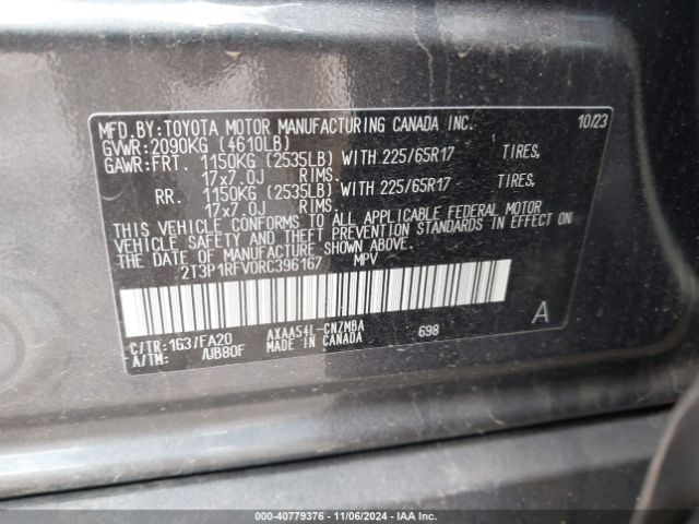 Photo 8 VIN: 2T3P1RFV0RC396167 - TOYOTA RAV4 