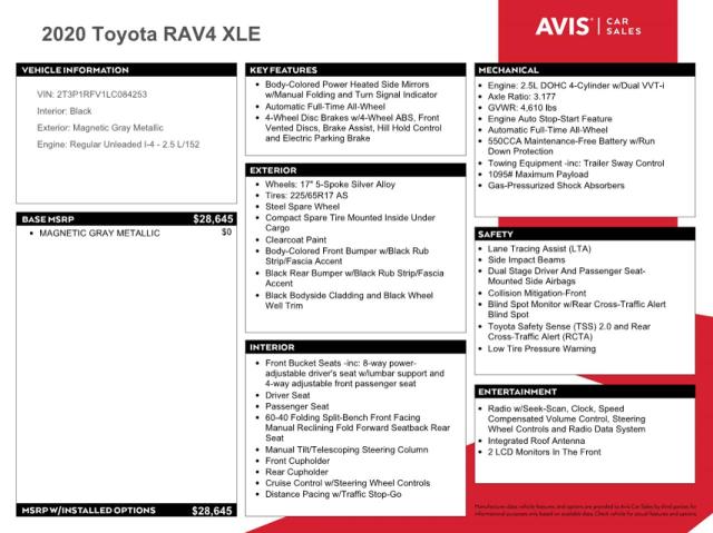 Photo 12 VIN: 2T3P1RFV1LC084253 - TOYOTA RAV4 