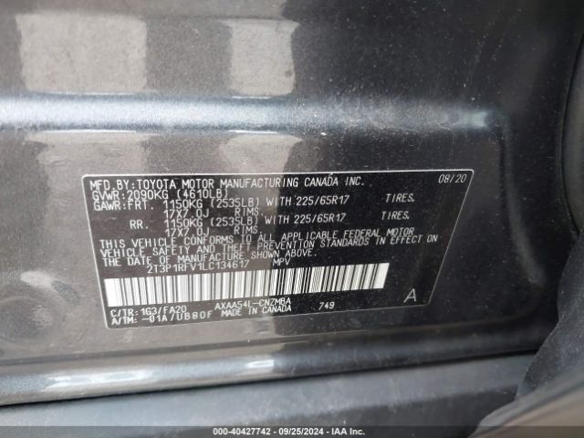 Photo 8 VIN: 2T3P1RFV1LC134617 - TOYOTA RAV4 