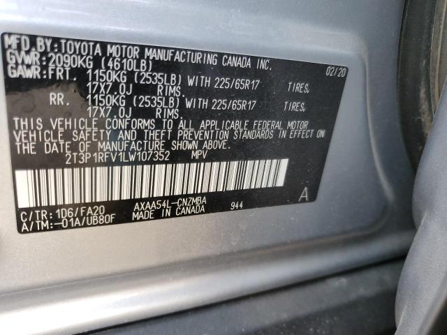 Photo 12 VIN: 2T3P1RFV1LW107352 - TOYOTA RAV4 XLE 