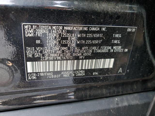 Photo 12 VIN: 2T3P1RFV1MC147613 - TOYOTA RAV4 XLE 