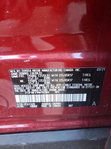 Photo 9 VIN: 2T3P1RFV1MW192064 - TOYOTA RAV4 XLE 