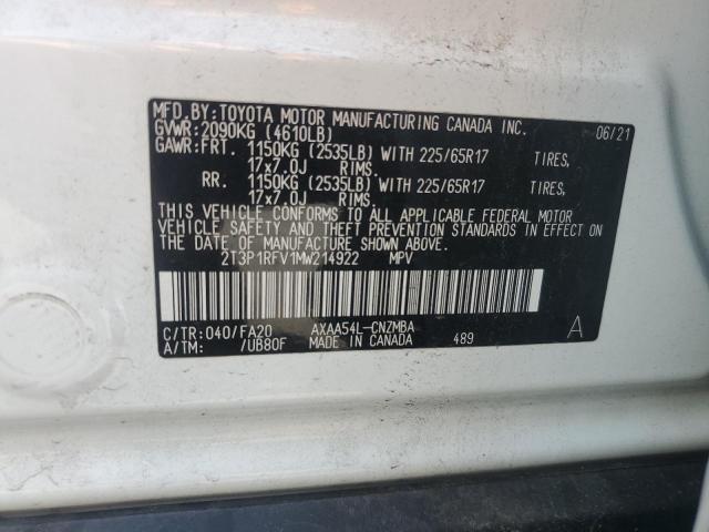 Photo 13 VIN: 2T3P1RFV1MW214922 - TOYOTA RAV4 XLE 