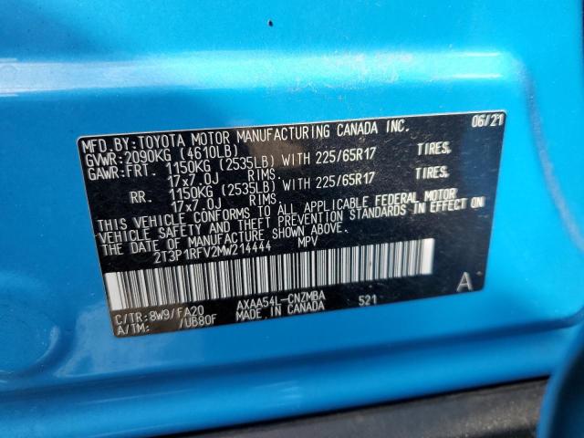 Photo 11 VIN: 2T3P1RFV2MW214444 - TOYOTA RAV4 