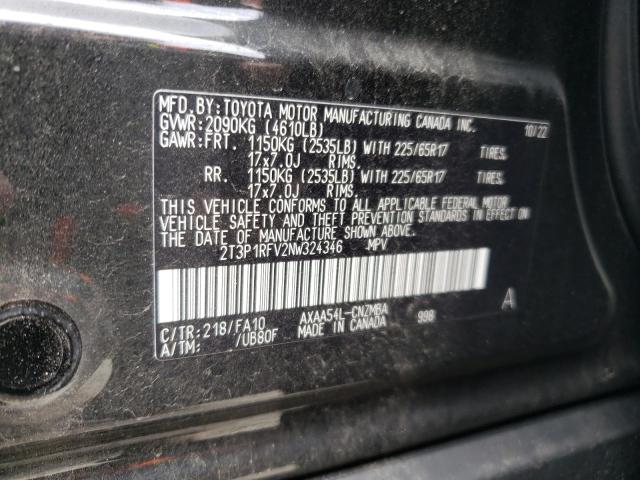 Photo 13 VIN: 2T3P1RFV2NW324346 - TOYOTA RAV4 XLE 