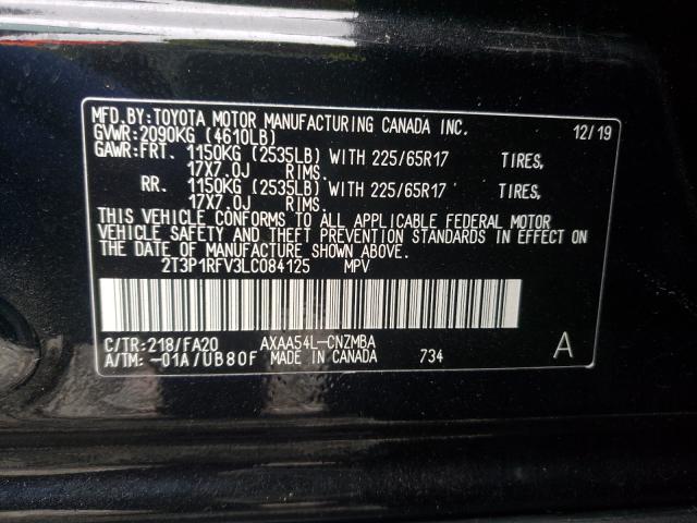 Photo 9 VIN: 2T3P1RFV3LC084125 - TOYOTA RAV4 XLE 