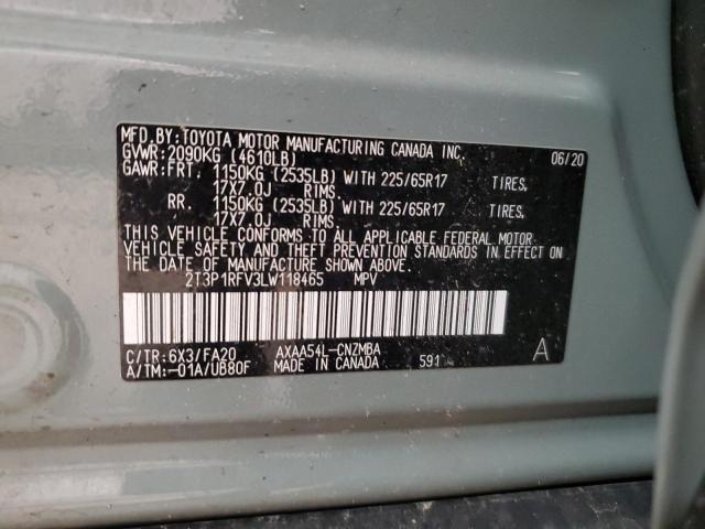 Photo 13 VIN: 2T3P1RFV3LW118465 - TOYOTA RAV4 