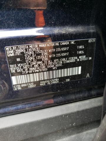 Photo 12 VIN: 2T3P1RFV3MW181809 - TOYOTA RAV4 XLE 