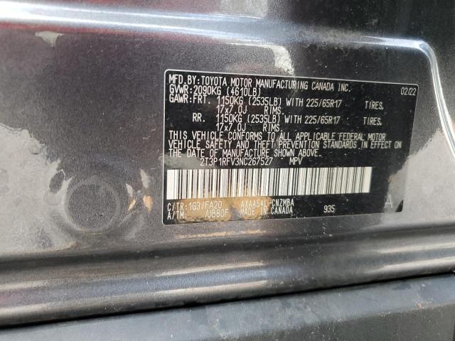 Photo 12 VIN: 2T3P1RFV3NC267527 - TOYOTA RAV4 XLE 