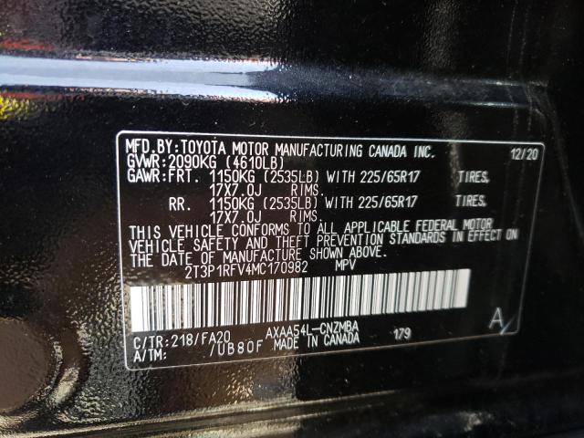 Photo 9 VIN: 2T3P1RFV4MC170982 - TOYOTA RAV4 XLE 