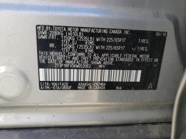 Photo 9 VIN: 2T3P1RFV5KW052063 - TOYOTA RAV4 XLE 