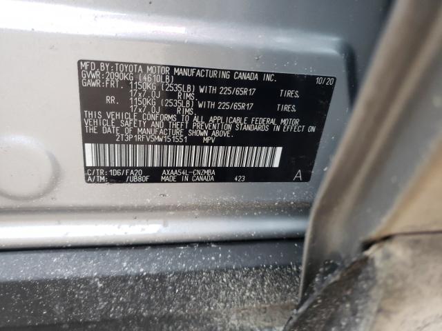 Photo 9 VIN: 2T3P1RFV5MW151551 - TOYOTA RAV4 XLE 