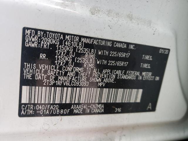 Photo 9 VIN: 2T3P1RFV6LC093093 - TOYOTA RAV4 XLE 