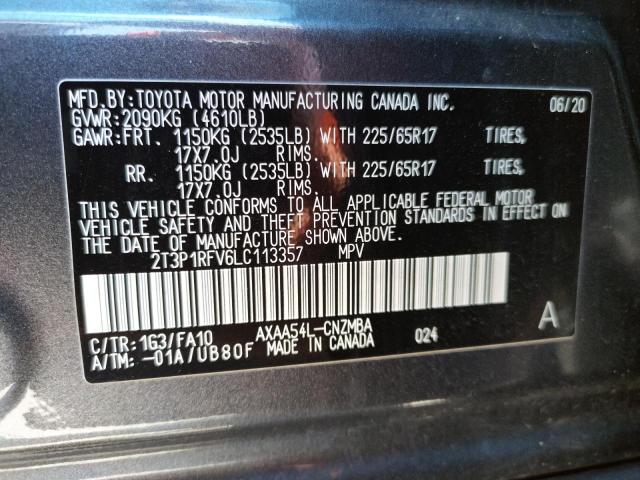 Photo 9 VIN: 2T3P1RFV6LC113357 - TOYOTA RAV4 XLE 