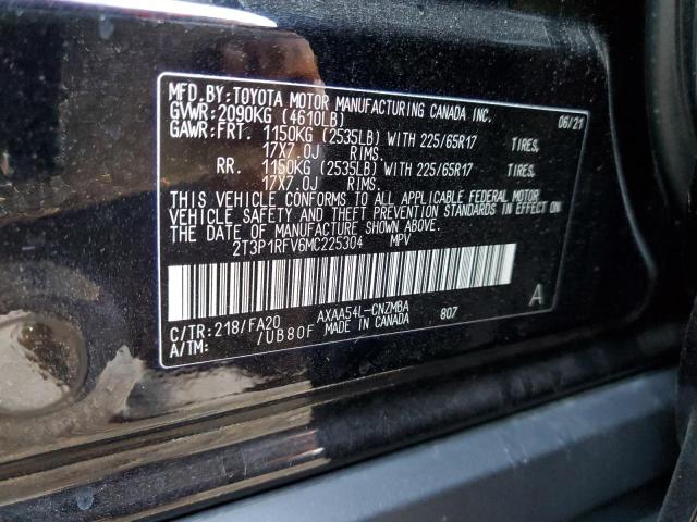 Photo 12 VIN: 2T3P1RFV6MC225304 - TOYOTA RAV4 XLE 