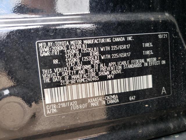 Photo 11 VIN: 2T3P1RFV6MC240465 - TOYOTA RAV4 XLE 