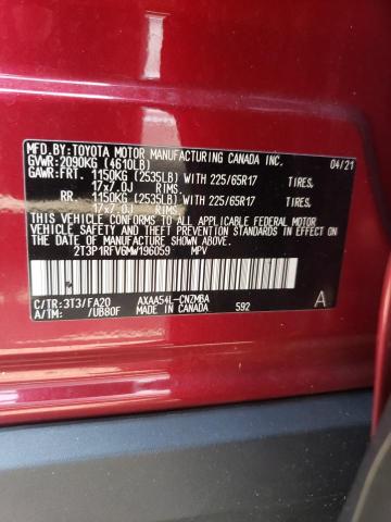 Photo 11 VIN: 2T3P1RFV6MW196059 - TOYOTA RAV4 