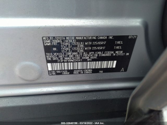 Photo 8 VIN: 2T3P1RFV6MW224541 - TOYOTA RAV4 