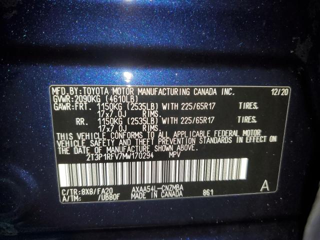 Photo 12 VIN: 2T3P1RFV7MW170294 - TOYOTA RAV4 