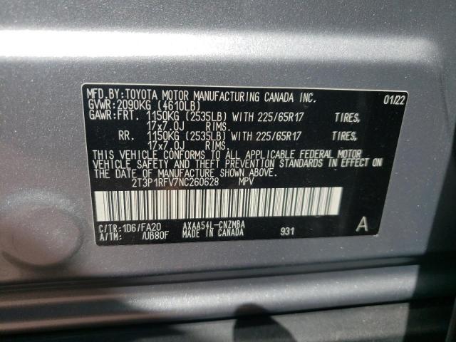 Photo 9 VIN: 2T3P1RFV7NC260628 - TOYOTA RAV4 