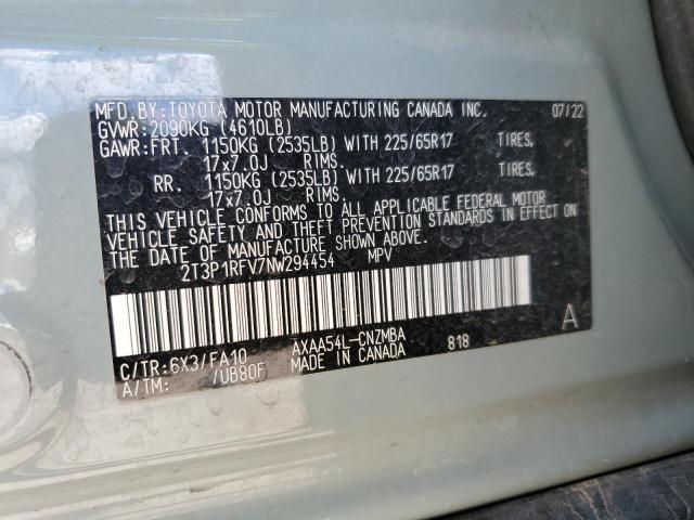 Photo 11 VIN: 2T3P1RFV7NW294454 - TOYOTA RAV4 