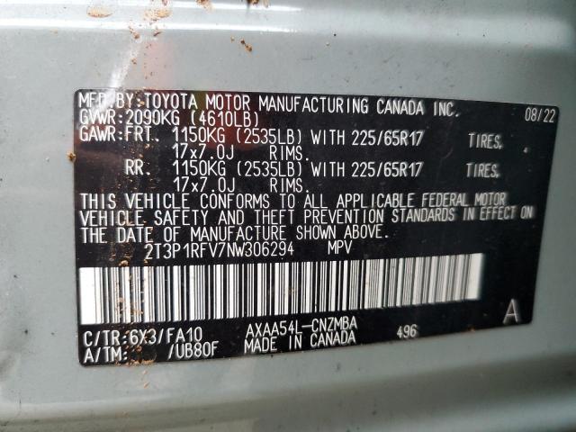 Photo 12 VIN: 2T3P1RFV7NW306294 - TOYOTA RAV4 