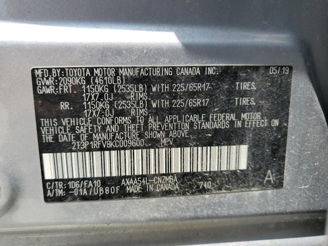 Photo 12 VIN: 2T3P1RFV8KC009600 - TOYOTA RAV4 