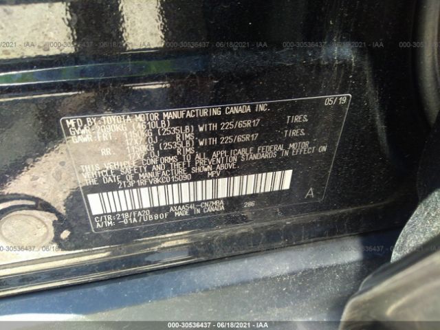 Photo 8 VIN: 2T3P1RFV8KC015090 - TOYOTA RAV4 