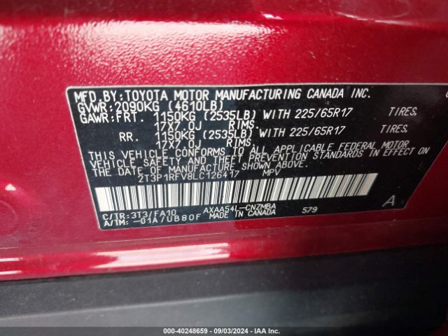 Photo 8 VIN: 2T3P1RFV8LC126417 - TOYOTA RAV4 