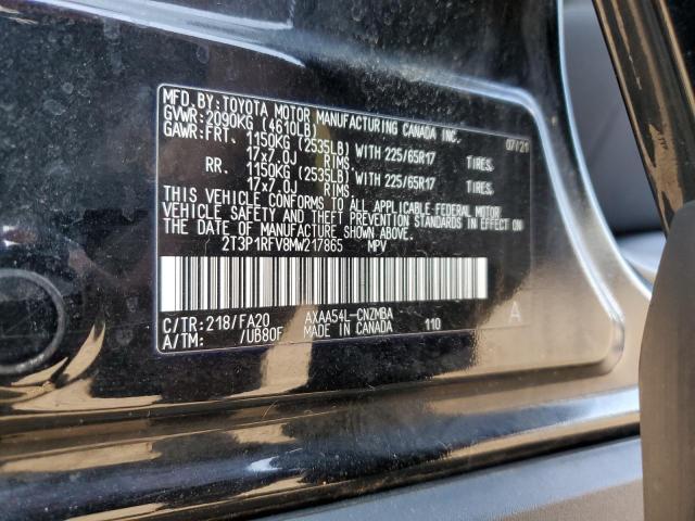 Photo 12 VIN: 2T3P1RFV8MW217865 - TOYOTA RAV4 XLE 