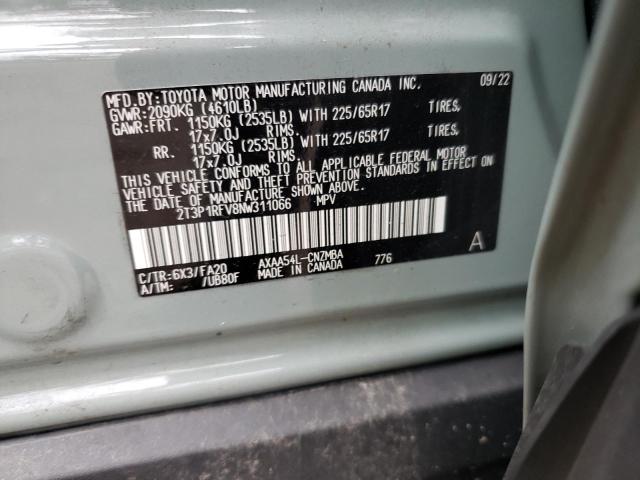 Photo 11 VIN: 2T3P1RFV8NW311066 - TOYOTA RAV4 XLE 