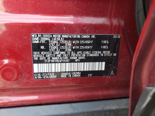 Photo 12 VIN: 2T3P1RFV9LW114467 - TOYOTA RAV4 XLE 